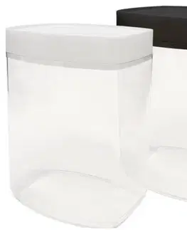 Dózy na potraviny Kinekus Dóza 1400ml číra, mramorová, plastová