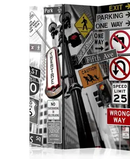 Paravány Paraván New York Signs Dekorhome