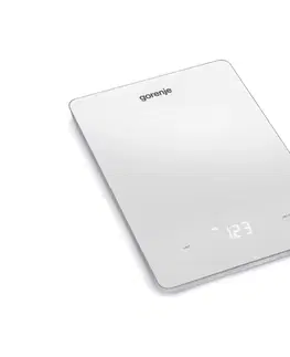 Predlžovacie káble GORENJE KT10LBW - Digitálna kuchynská váha 3xAAA biela 739429