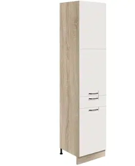 Kuchynské skrinky stojace Skrinka do kuchyne Favorit 19d Sonoma/White
