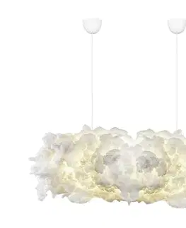 Svietidlá  Závesný luster SERENE 2xE27/40W/230V biely 390FLH2179