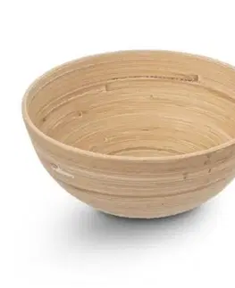 Misy a misky Kinekus Miska točený bambus, priemer 14 cm