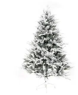 Vianočné dekorácie Vianočný zasnežený stromček so stojanom Cardiff, 150 cm, 150 cm