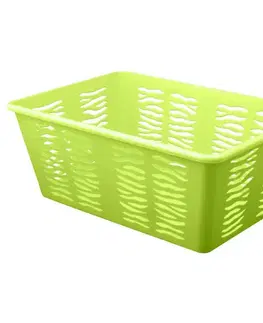 Kúpeľňové doplnky Košík Zebra zelený