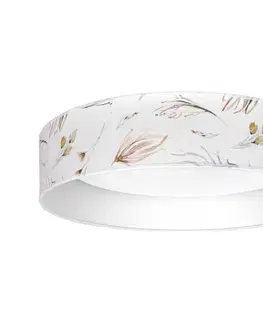 Svietidlá BRILAGI-LED stmievateľné svietidlo veľké SM. ST. 36W/230V 3000-6000K priemer 55 cm biela/kvetinový vzor. WT+DO 8590828056362
