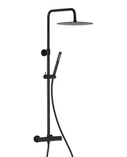 Kúpeľňové batérie KFA KFA - MOZA PREMIUM termostatický sprchový set, čierna 5736-920-81