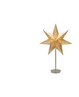 Vianočné dekorácie Markslöjd 705545 - Vianočná dekorácia SATURNUS 1xE14/25W/230V 35 cm zlatá 705545