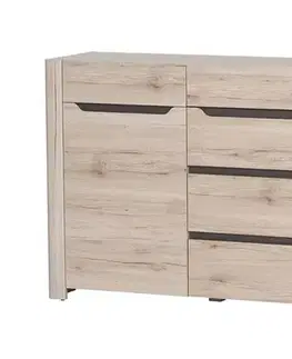 Komody a skrinky DESIRE 10 kombinovaná komoda, dub san remo