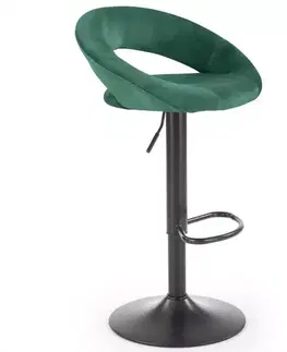 Barové stoličky Barová Stolička H-102 Tmavozelený