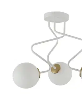 Svietidlá  Luster na tyči ZIGZAG 3xG9/12W/230V biela 33305