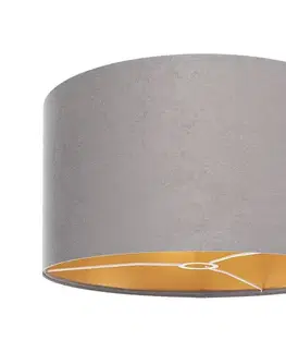 Predlžovacie káble  Tienidlo univerzálne STANDART E27 pr. 45 cm šedá/zlatá D-010-014-45/25-SH