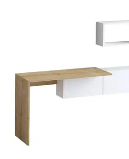 Konferenčné stolíky Pracovný stôl Tiff White and Oak