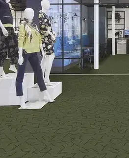 Triad FORBO Flotex Planks Triad Green 131003