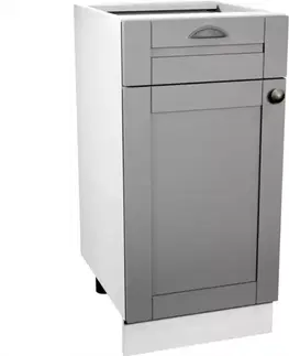 Kuchynské skrinky stojace Kuchynská skrinka Linea D40S1 grey