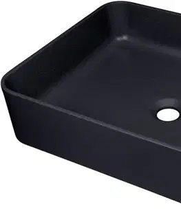 Umývadlá DEANTE - Temisto nero Granite umývadlo na dosku CQT_NU5S