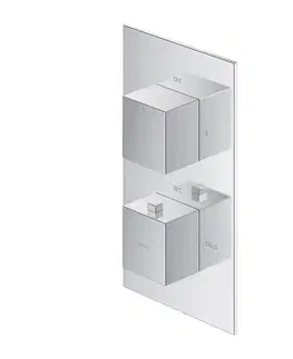 Kúpeľňové batérie OMNIRES - FRESH termostatická sprchová batéria podomietková, vrchná časť bez telesa chróm /CR/ FR7136ROCR