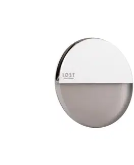 LED osvetlenie LDST RO-01-B-BZ4 - LED schodiskové svietidlo ROBIN 4xLED/1,2W/230V biela 6500K RO-01-B-BZ4