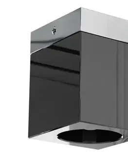 Svietidlá Open Design OR81046 - Bodové svietidlo CUBO 1xG9/8W/230V čierna/lesklý chróm OR81046