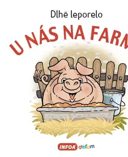Leporelá, krabičky, puzzle knihy Dlhé leporelo - U nás na farme (SK vydanie)