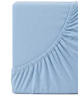 Plachty 4Home jersey prestieradlo Lycra modrá, 200 x 200 cm