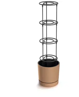 Kvetináče a truhlíky Depo300-4665W plastový kvetináč na pestovanie paradajok 29,2 cm prírodná