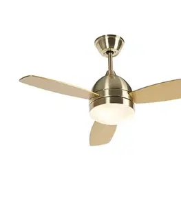 Stropné ventilátory Stropný ventilátor mosadzný 96 cm s diaľkovým ovládaním - Rotar