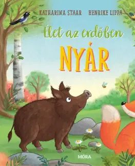 Leporelá, krabičky, puzzle knihy Élet az erdőben - Nyár - Henrike Lippa