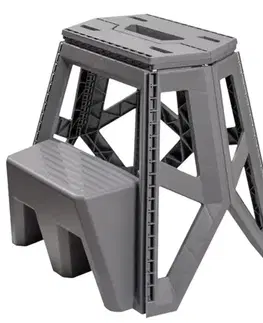 Nábytok MAKRO - Stolička schodik skladacia nostnosť 150kg