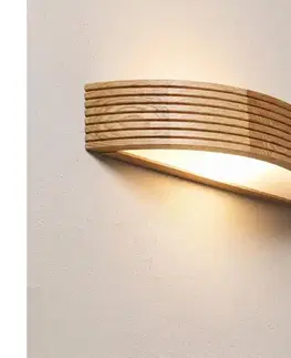 Svietidlá BRILAGI - LED nástenné svietidlo CARVALHO MODERN 1xE27/60W/230V dub 8590828039372