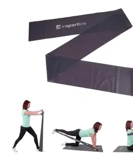 Ostatné fitness náradie Posilňovacia guma inSPORTline Clingy 170cm/5,5kg fialová