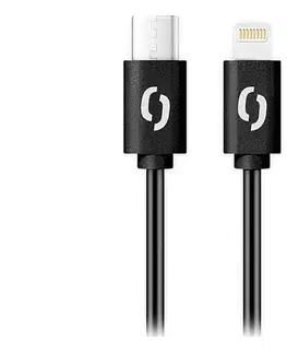 Predlžovacie káble Aligator DATKP60 - USB kábel USB-C / Lightning, 30 W s Power Delivery, 2,5 m, čierny DATKP60