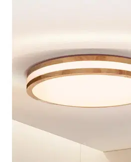 Svietidlá BRILAGI - LED Stropné svietidlo MOLINA LED/24W/230V dub pr. 29 cm WO800-OEM9-30