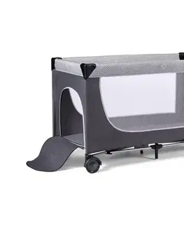 Postieľky KINDERKRAFT SELECT - Cestovná postieľka LEODY šedá KCLEOD00GRY0000