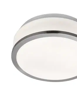 Svietidlá Searchlight 7039-28SS - Kúpeľňové stropné svietidlo DISC 2xE27/60W/230V IP44 7039-28SS