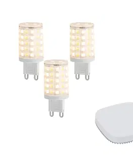LED osvetlenie Sada 3 inteligentných stmievateľných LED žiaroviek G9 2,5 W 250 lm 2700 K – 6500 K vrátane Zigbee Smart Hub