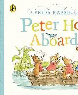 Leporelá, krabičky, puzzle knihy Peter Rabbit Tales - Peter Hops Aboard - Beatrix Potter