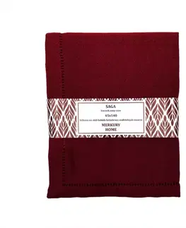 Bytový textil Behúň SAGA bordová 45x140 easy care