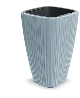 Kvetináče a truhlíky DHOS300-443U plastový kvetináč 29 cm svetlosivá