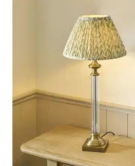 Lampy Endon 122515 - Stolná lampa AVEBURY 1xE27/10W/230V mosadz/zelená 122515