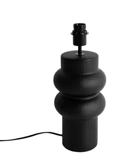 Stolné lampy Dizajnová stolná lampa čierna keramická 17 cm bez tienidla - Alisia