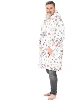 Doplnky do spálne 4Home Baránková mikina mikroplyš Snowflakes, uni L - pánske