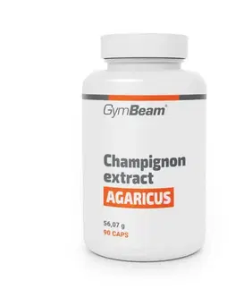 Huby GymBeam Šampiňón (Agaricus) extrakt s 20% polysacharidov a 10% beta-glukánov