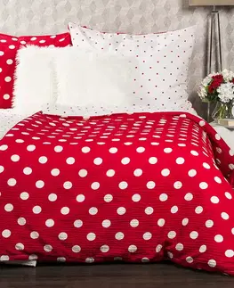 Obliečky 4Home Krepové obliečky Červená bodka