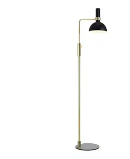 Lampy Markslöjd 106972 - Stmievateľná stojacia lampa LARRY 1xE27/60W/230V čierna/zlatá 106972