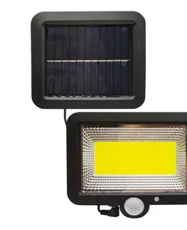 Záhradné lampy  LED Solárny reflektor so senzorom DUO LED/1W/3,7V 1200 mAh IP44 323071