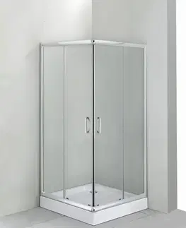 Vane DEANTE - Funkia biela - Akrylátová sprchová vanička, štvorcová, 80x80 cm KTC_042B