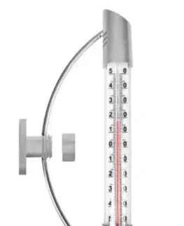 Kuchynské teplomery Kinekus Teplomer vonkajší okenný strieborný 23cm