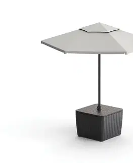 Úložné boxy a chladničky KETER Úložný box ZION DECO | walnut / grafit