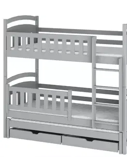 Poschodové postele Posteľ Blanka 90x200 grey