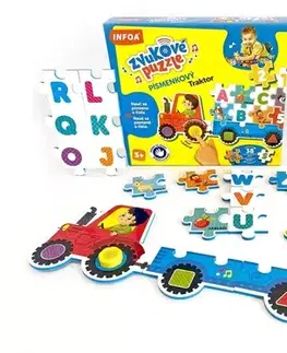 Pre predškolákov Zvukové puzzle - Písmenkový traktor (CZ/SK vydanie)